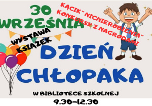 Dzień Chłopaka w bibliotece szkolnej