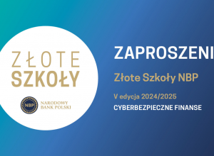 Zaproszenie na transmisję gali V edycji programu Złote Szkoły NBP